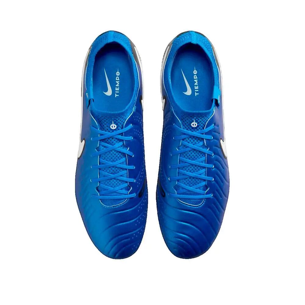 Chaussures de football Nike Tiempo Legend 10 Elite FG Bleu/Blanc 3/3