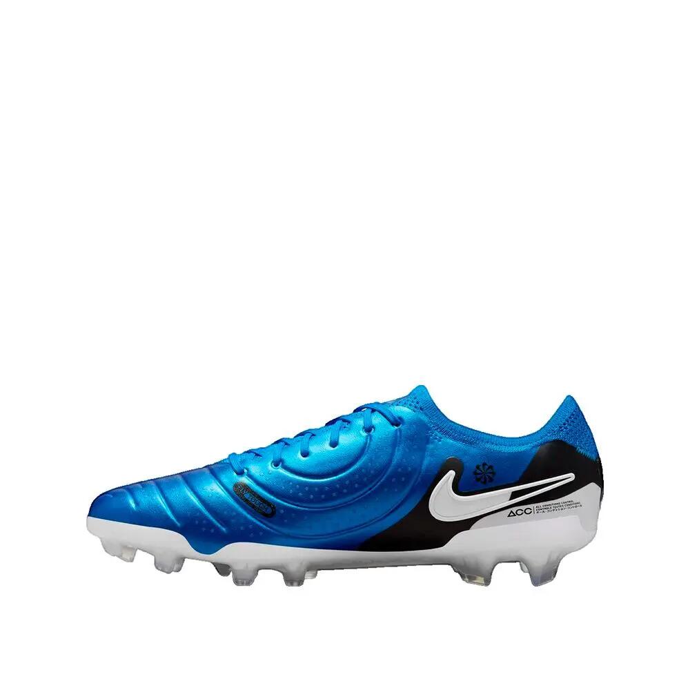 Chaussures de football Nike Tiempo Legend 10 Elite FG Bleu/Blanc 2/3