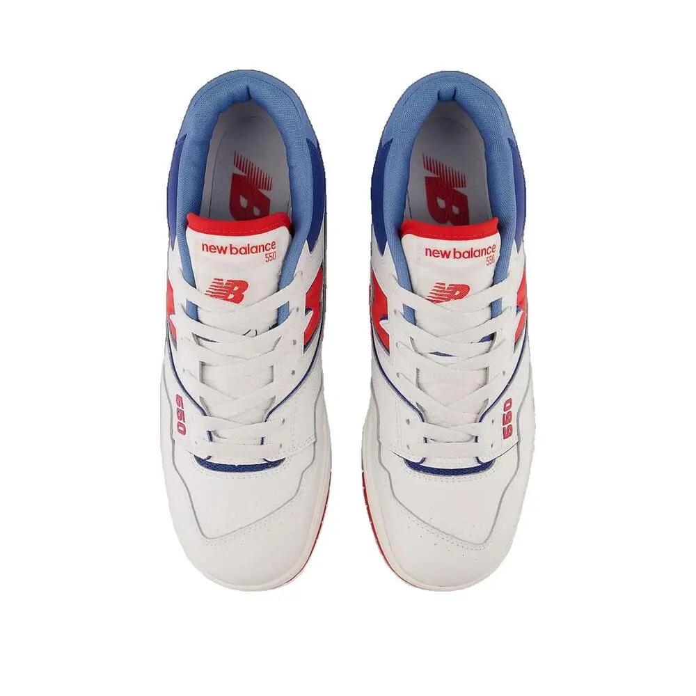 Schoenen New Balance 550 Wit/Rood/Blauw 2/6