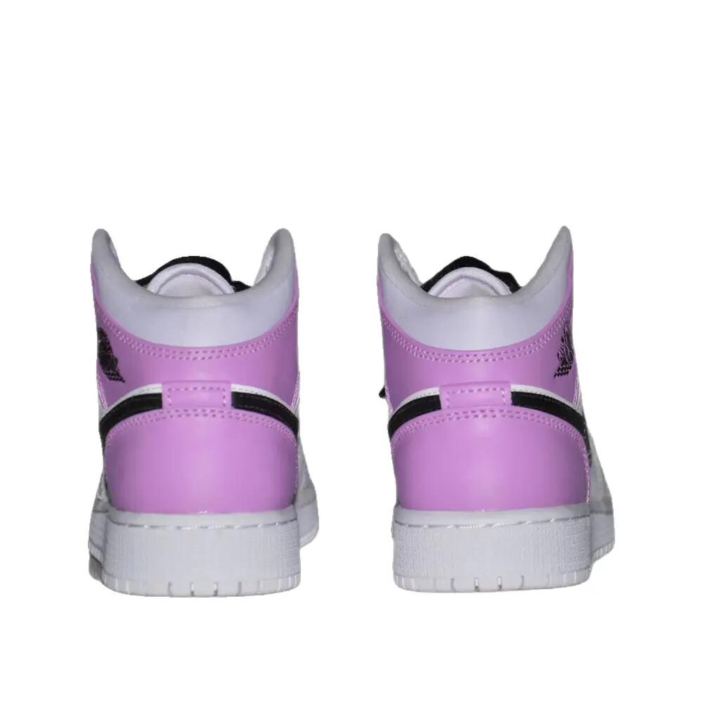 Schoenen - basketbal - unisex - air jordan 1 mid - barely grape 5/9