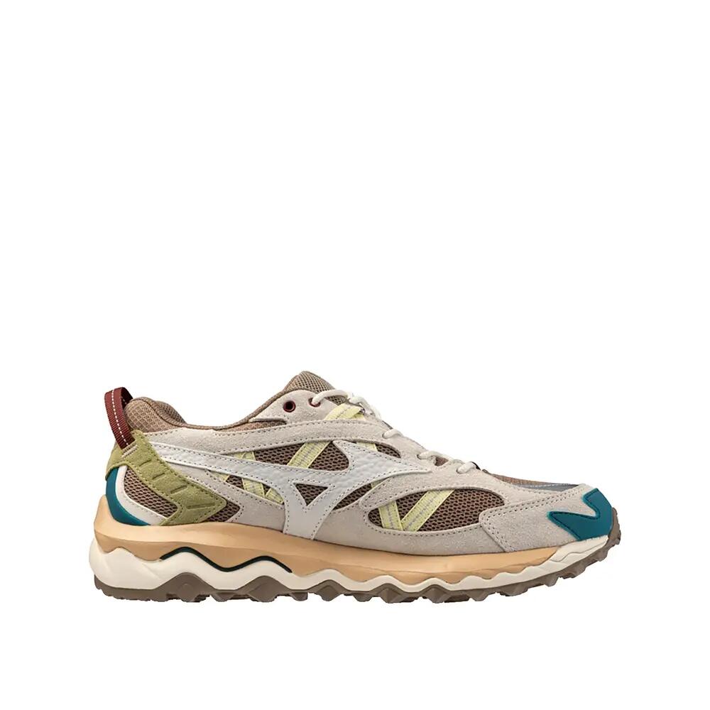 Buty do biegania Mizuno Wave Mujin TL Fossil/Biały śnieg/Piasek letni 4/10