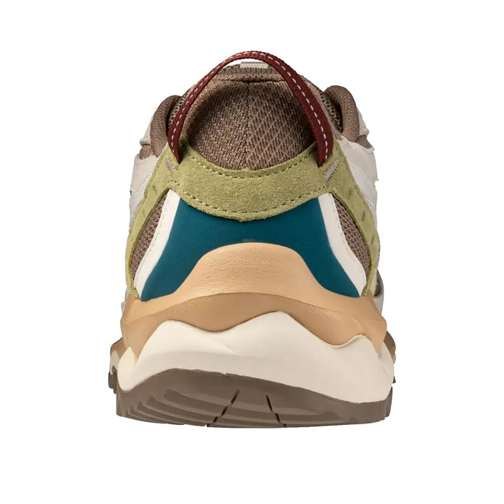Buty do biegania Mizuno Wave Mujin TL Fossil/Biały śnieg/Piasek letni 3/10