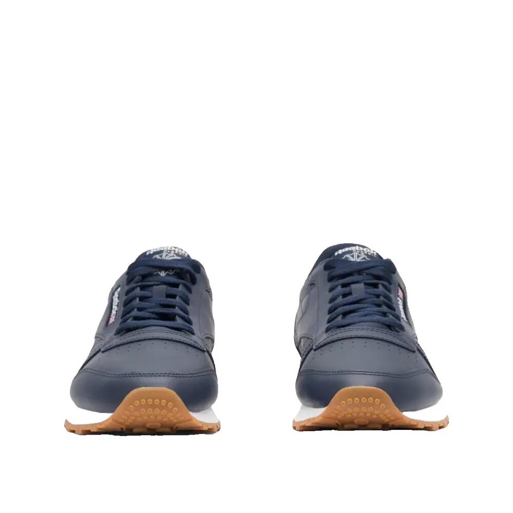 Chaussures Reebok Classic Leather Bleu/Blanc/Marron 2/3