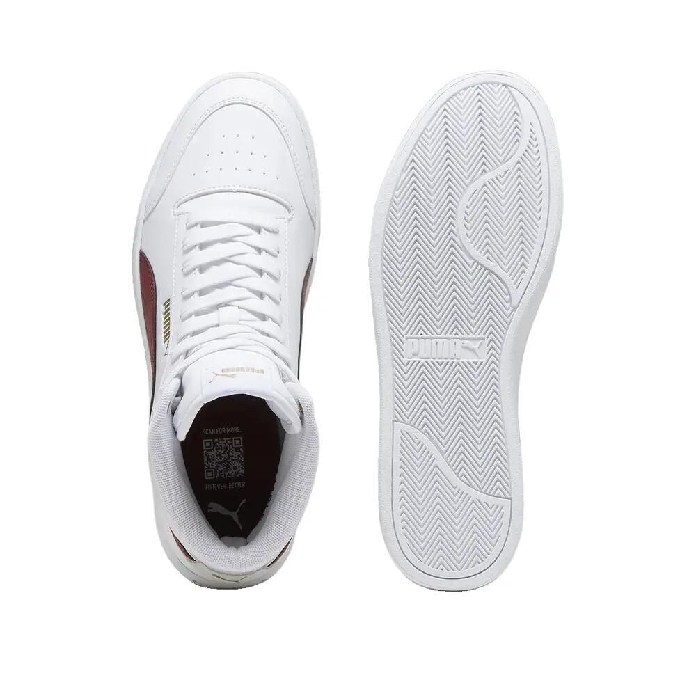 Zapatillas de baloncesto PUMA Shuffle Mid Blanca 2/6