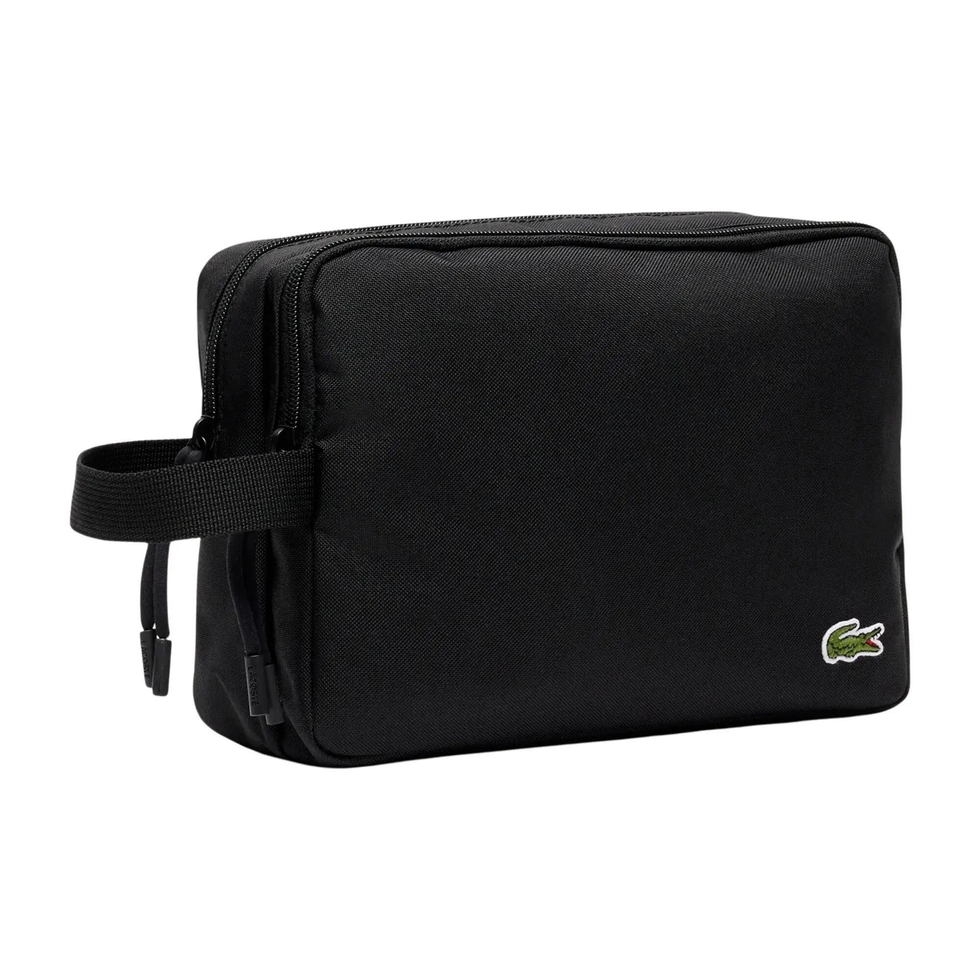 Neceser Negro Lacoste Neocroc Noir de Lineas Clásicas y Elegantes 2/5