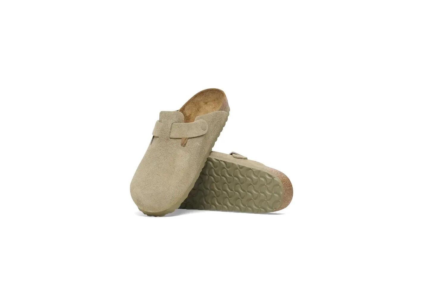 Boston Suede Leather Faded Khaki - Taille : 41N EU 4/7