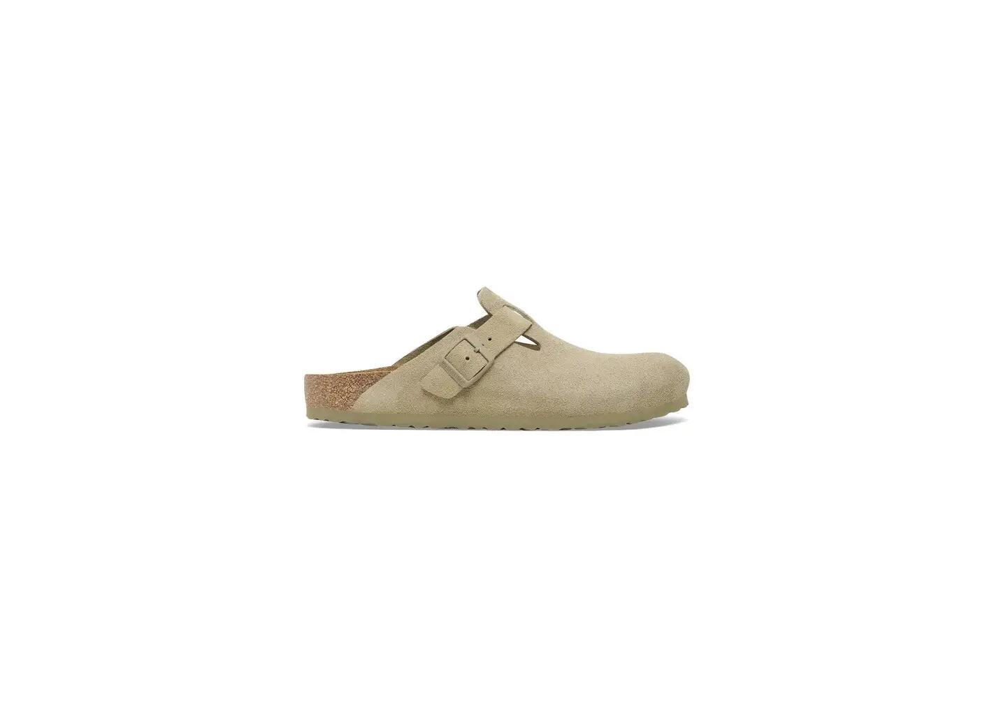 Boston Suede Leather Faded Khaki - Taille : 41N EU 3/7
