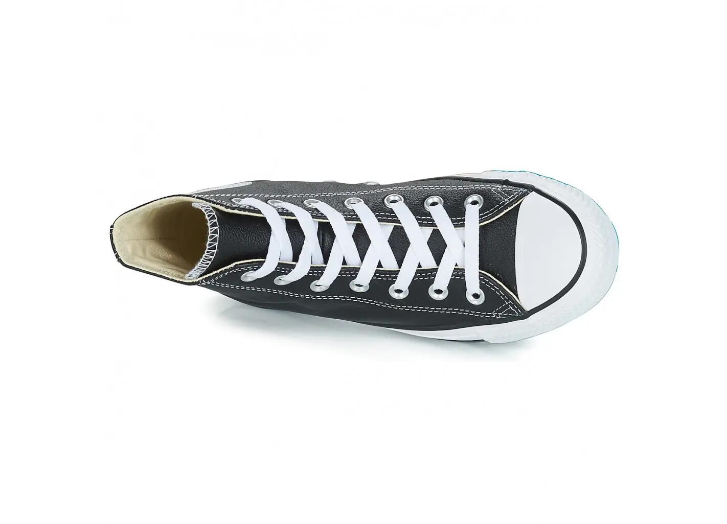 Cipő Converse Chuck Taylor HI Leather, Fekete, Unisex 6/7