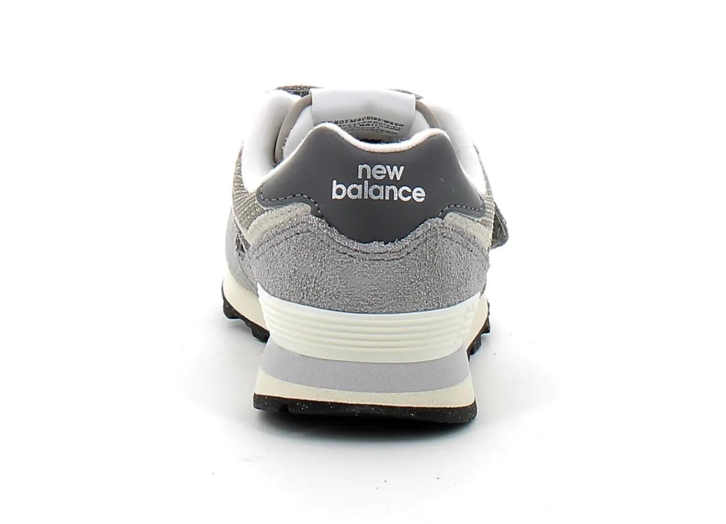 New Balance 574 Hook & Loop Sneakers Grijs 4/5