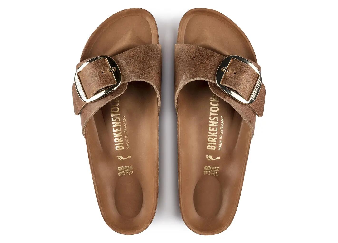 Sandalias Mujer Birkenstock Madrid Big Buckle Fl Marron 6/6