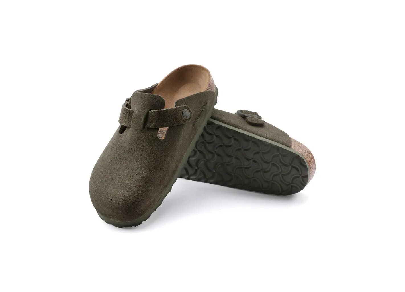 Clogs Heren Birkenstock Boston Leve Grijs 5/6