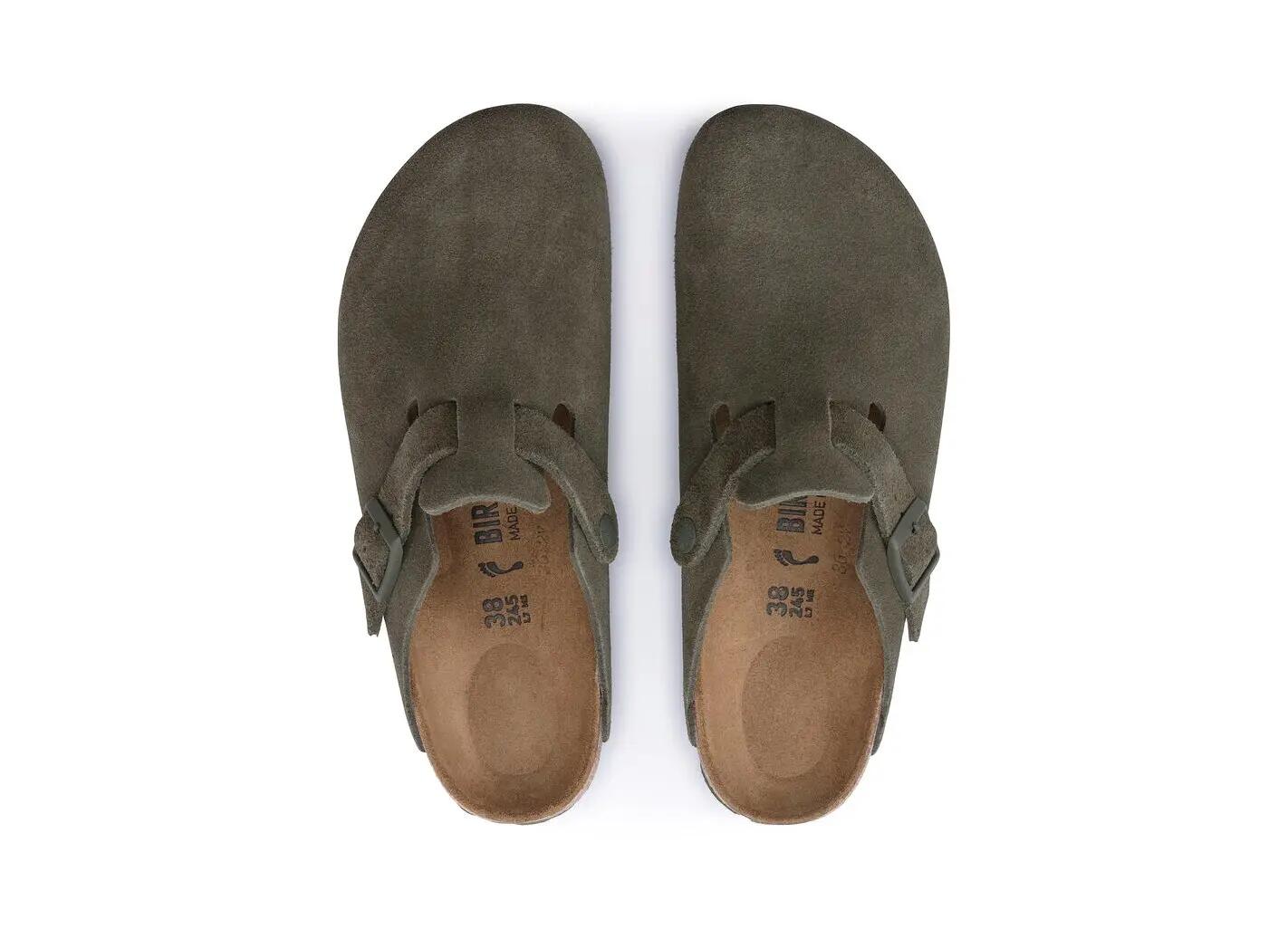 Clogs Heren Birkenstock Boston Leve Grijs 6/6