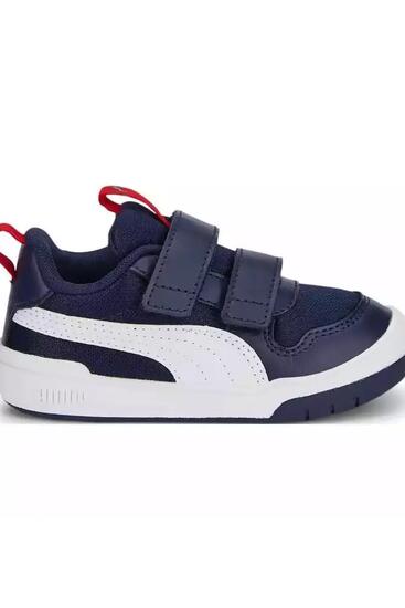 Zapatillas Marcha Niños Puma Multiflex Mesh V azul blanco