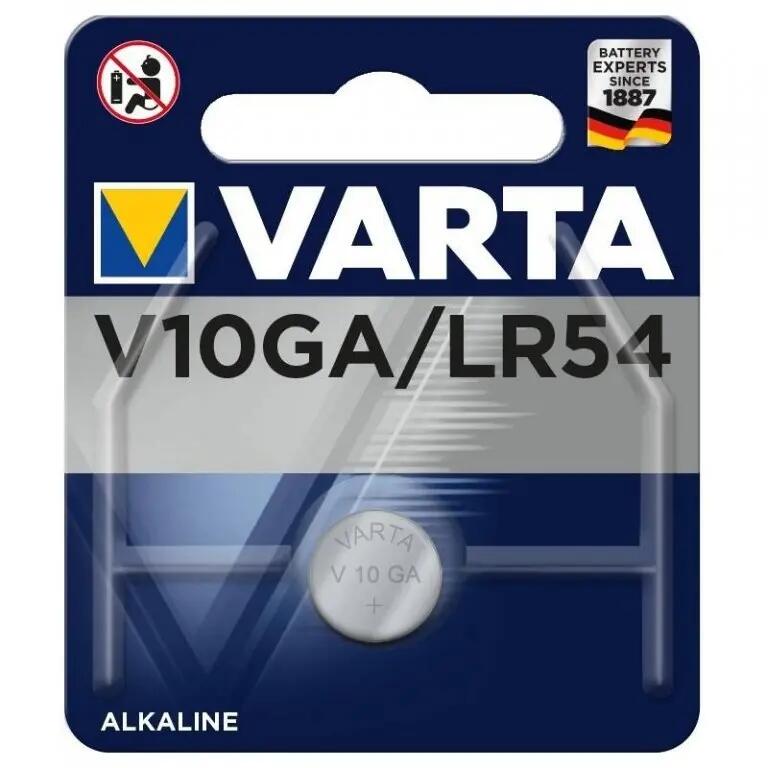 Varta V10GA (LR54/LR1130) pile alcaline 1,5 V 1 blister 3/3
