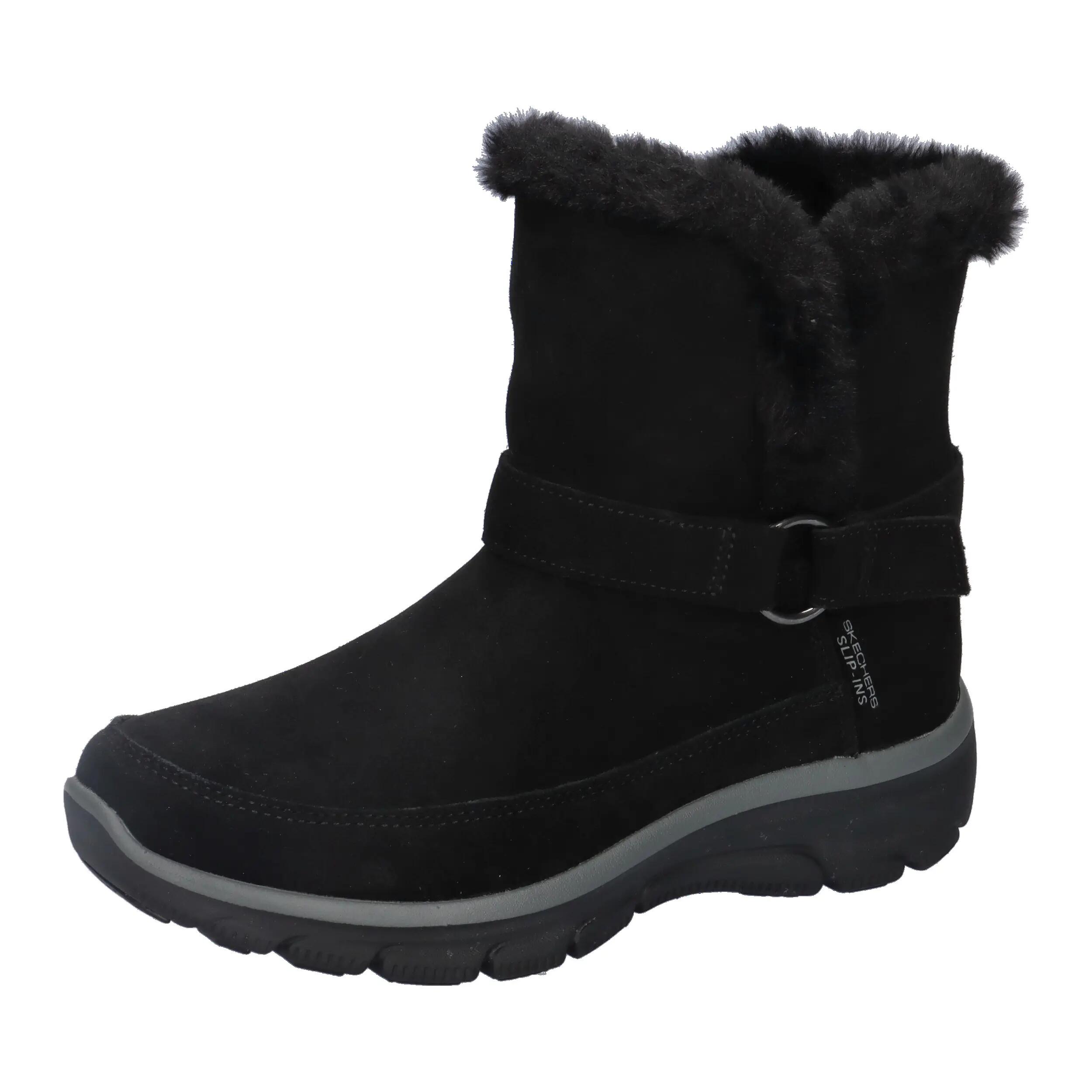 Botas Planas Mujer Skechers Easy Going - Dreamers Luxe Vis Negro 1/14