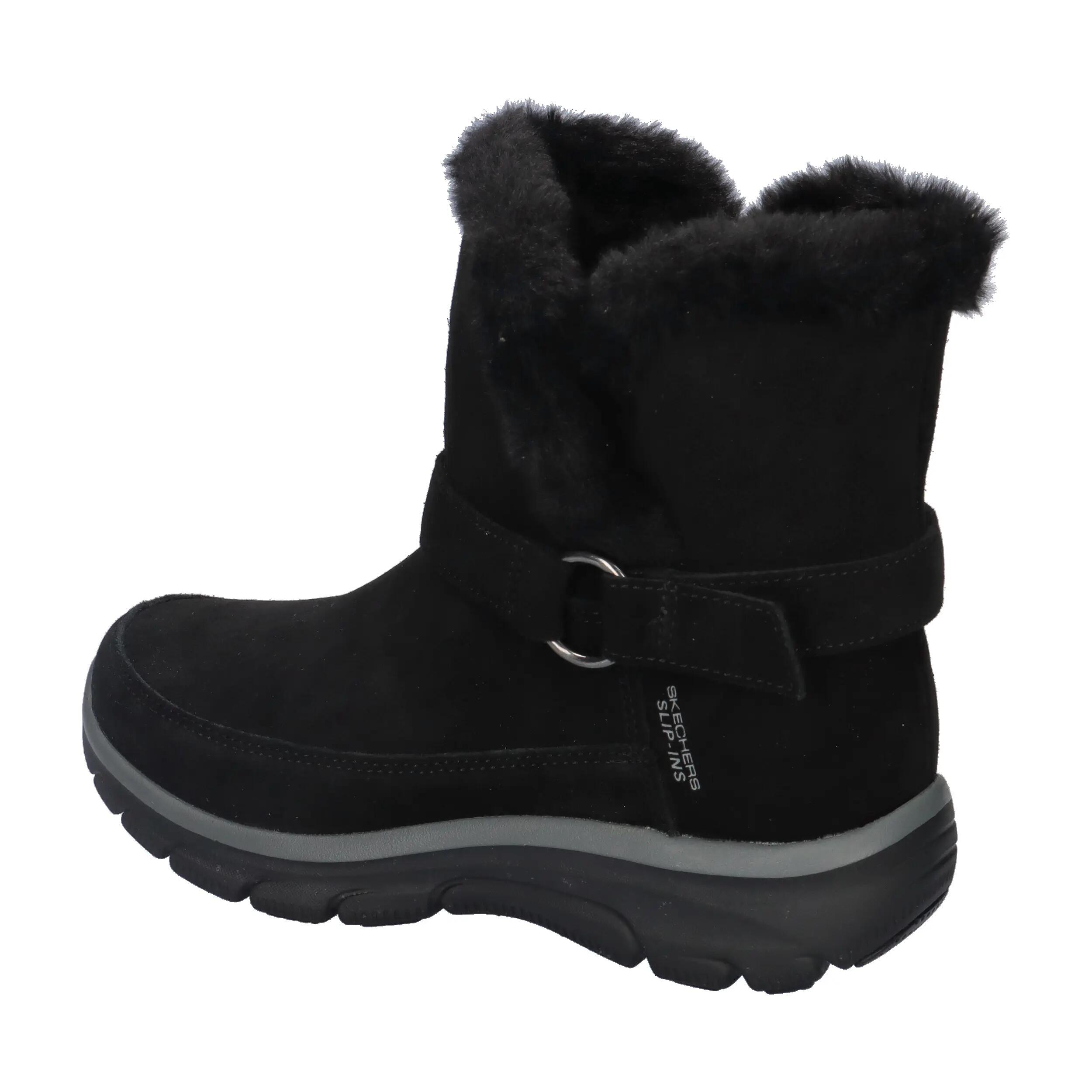Botas Planas Mujer Skechers Easy Going - Dreamers Luxe Vis Negro 10/14