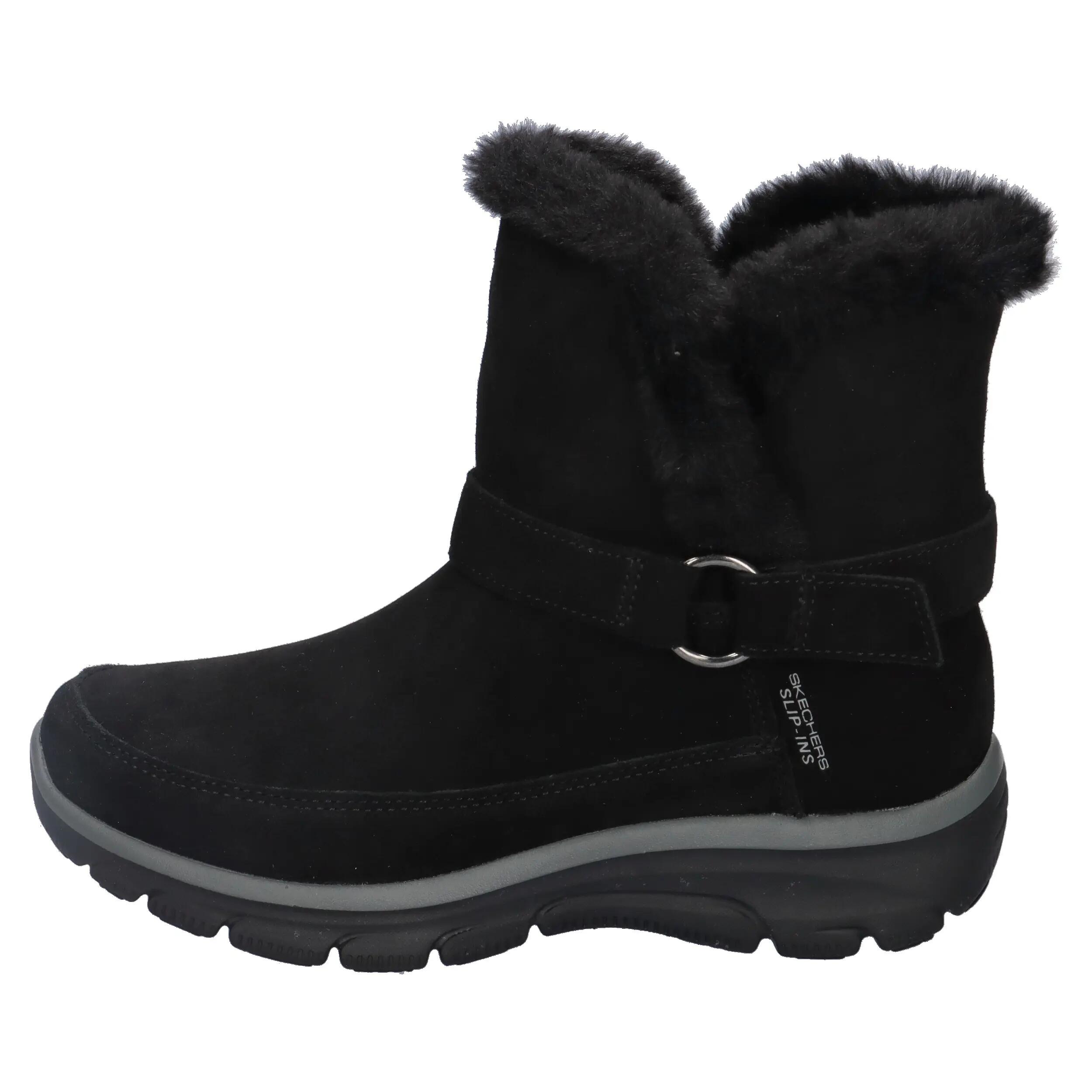Botas Planas Mujer Skechers Easy Going - Dreamers Luxe Vis Negro 9/14