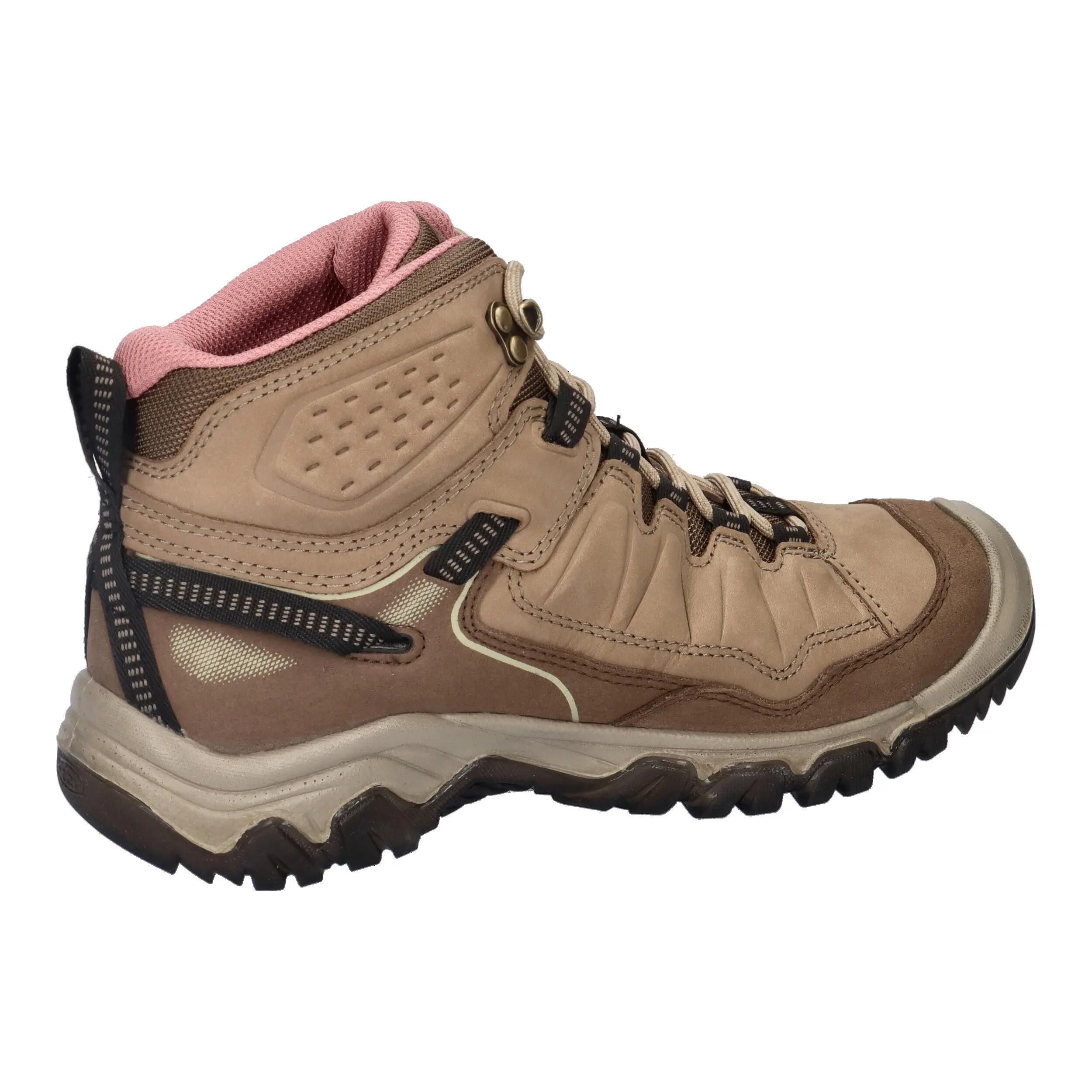 Dames TARGHEE IV MID WP W Wandelschoenen Bruin-grijs/Roze 14/14