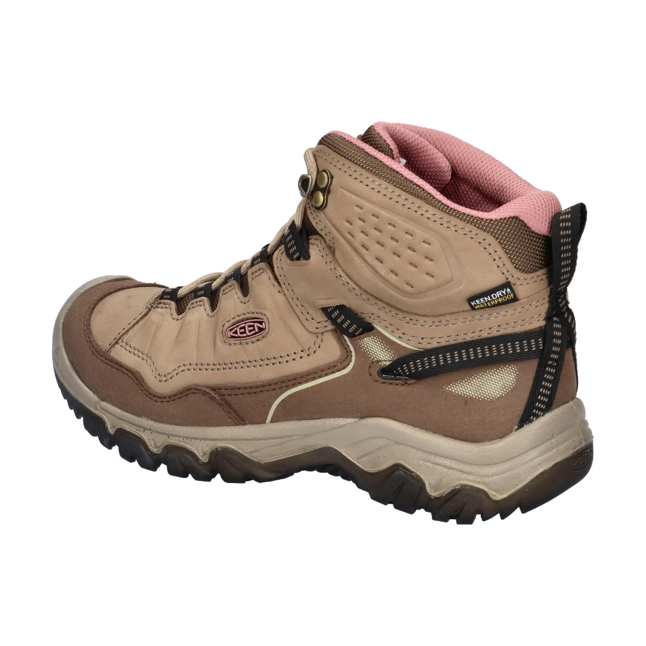 Dames TARGHEE IV MID WP W Wandelschoenen Bruin-grijs/Roze 10/14