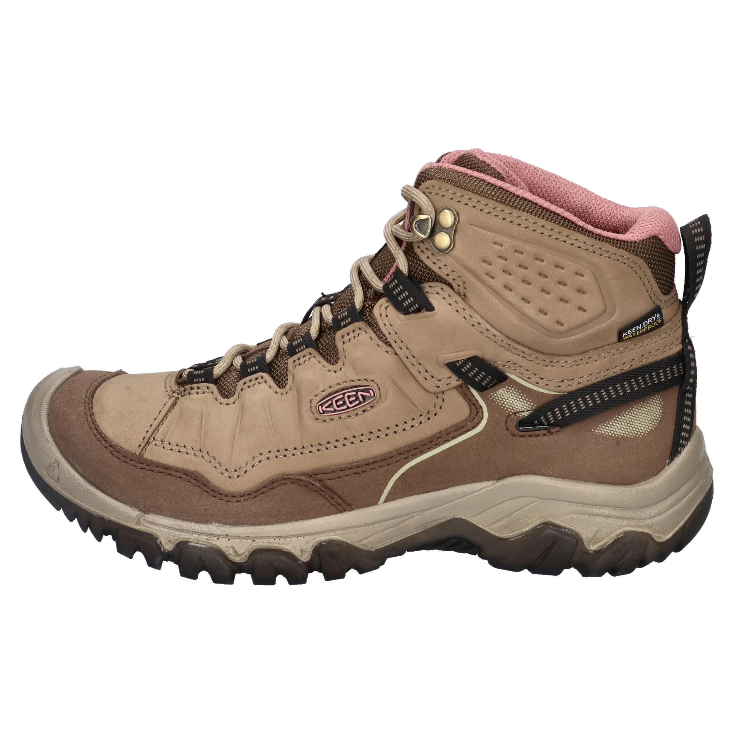 Dames TARGHEE IV MID WP W Wandelschoenen Bruin-grijs/Roze 9/14