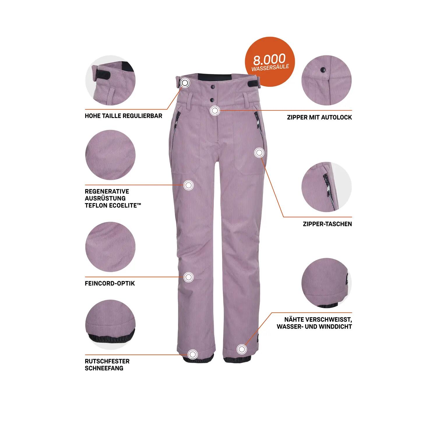 Kinder Skihose Skihose mit Schneefang 5/6