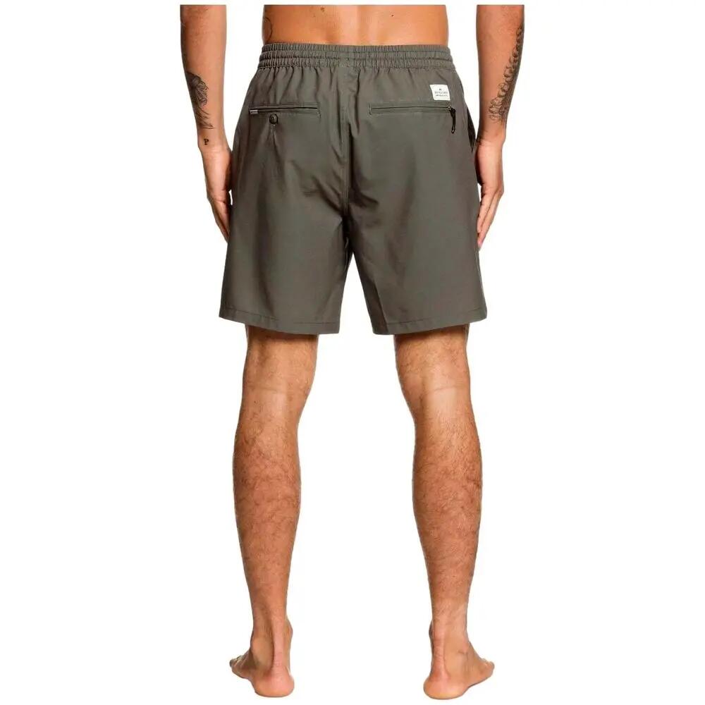 Calções Quiksilver para homem em verde. 4/4