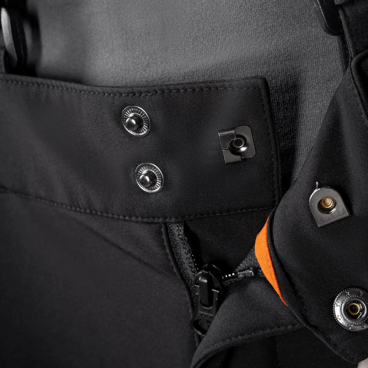 Skihose - Ski und Snowboard - Technische Softshell - Alpinus Kamar - Schwarz 8/10
