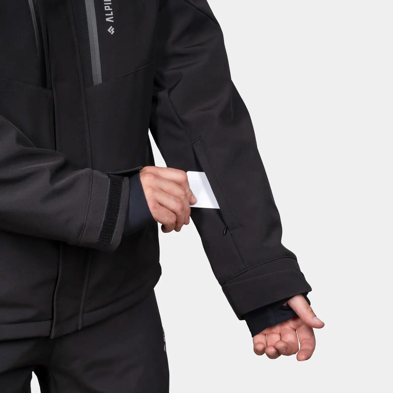 Kurtka męska narciarska softshell Alpinus Ariz czarna MK35089 ROZMIAR 2XL 9/10
