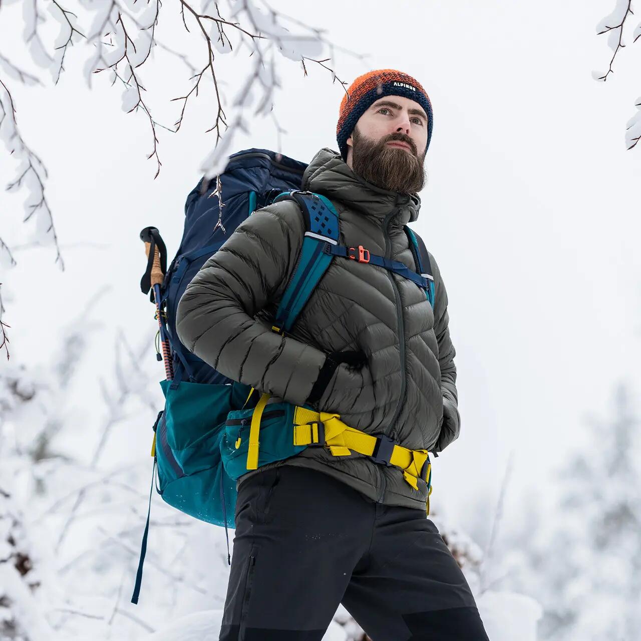 Doudoune en duvet de trek montagne Alpinus Pollux - Homme 6/8