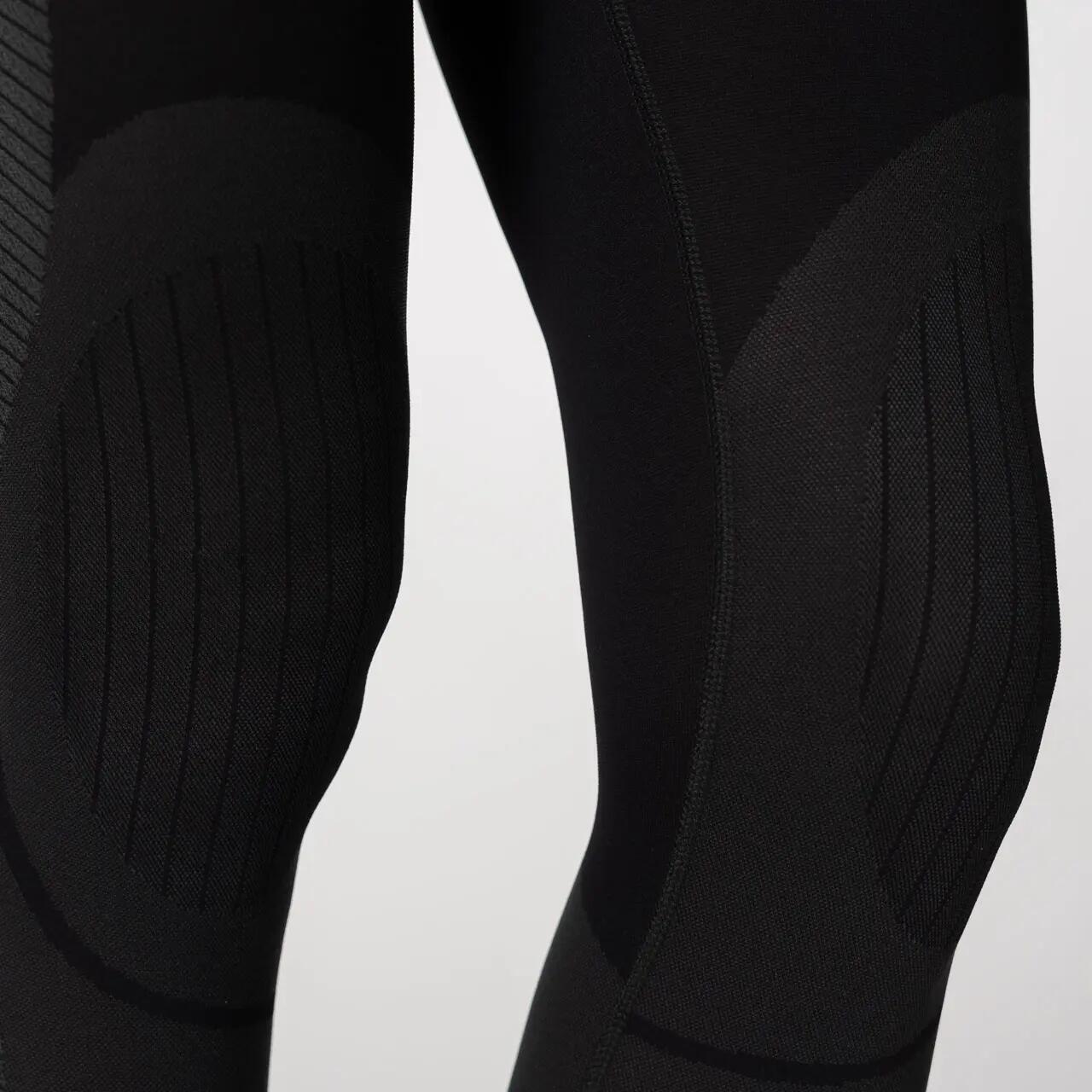 Spodnie termoaktywne trekkingowe damskie Alpinus Active Base Layer czarno-szare 7/10
