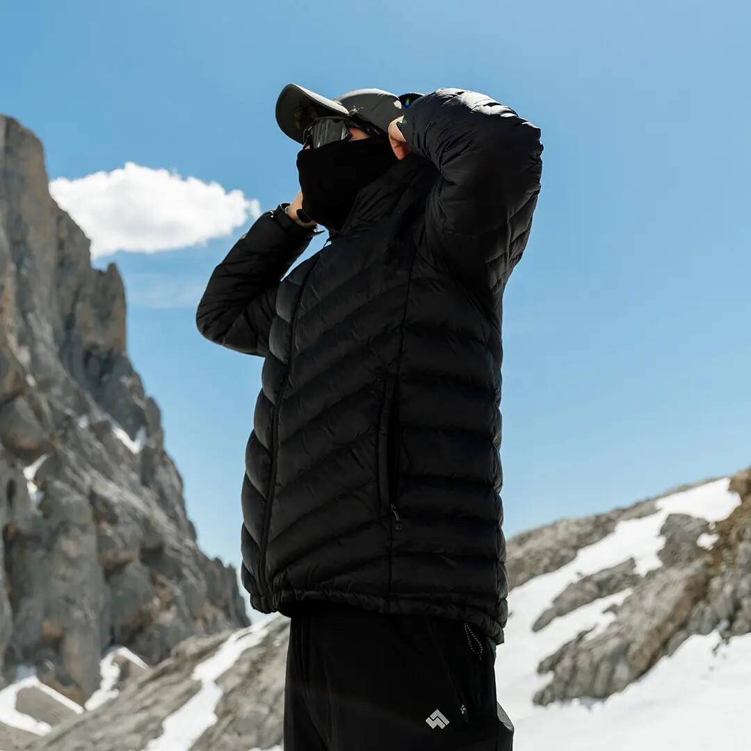 Doudoune en duvet de trek montagne Alpinus Monviso - Homme 6/7
