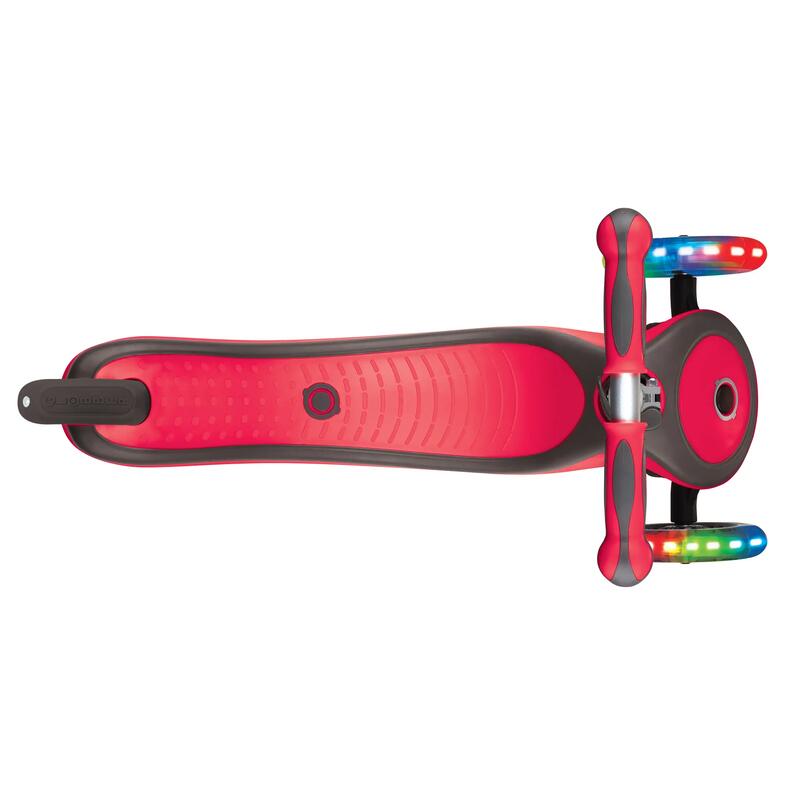Globber Primo Plus Işıklı Scooter - Kırmızı