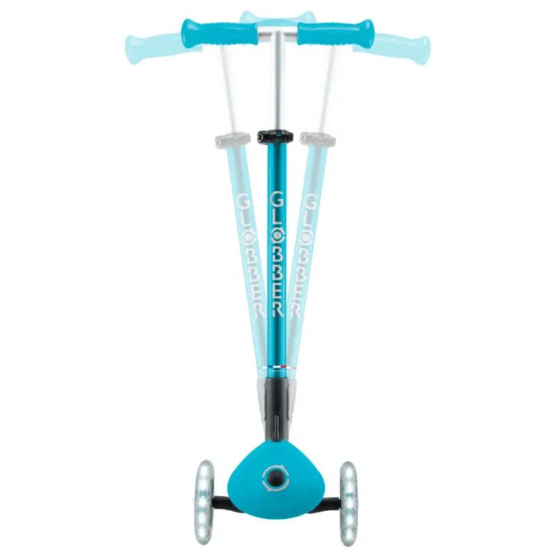 Globber Elite Deluxe Işıklı Scooter - Mavi