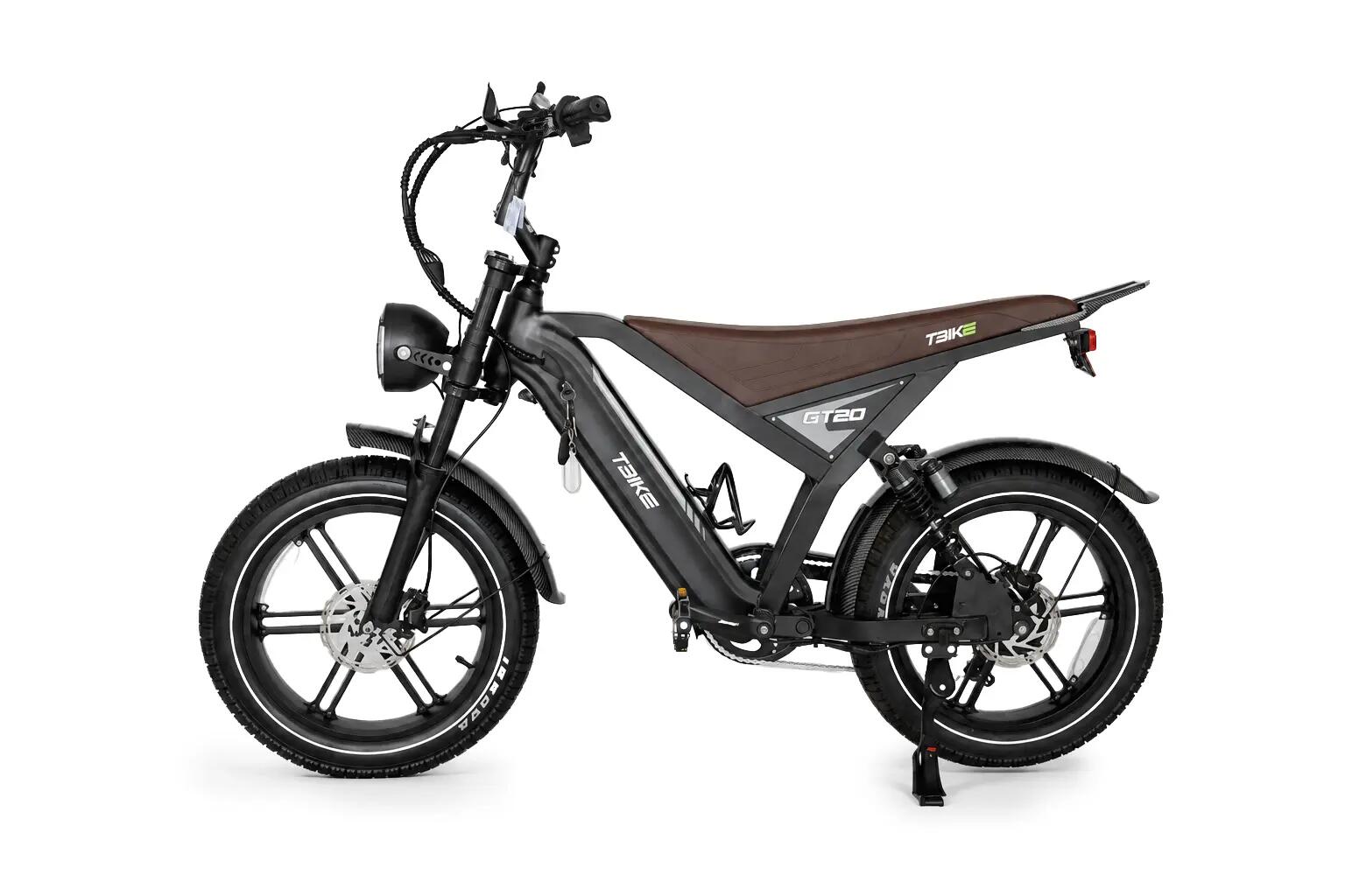 TBIKE GT20 250W Elektrikli Bisiklet Siyah 4/4