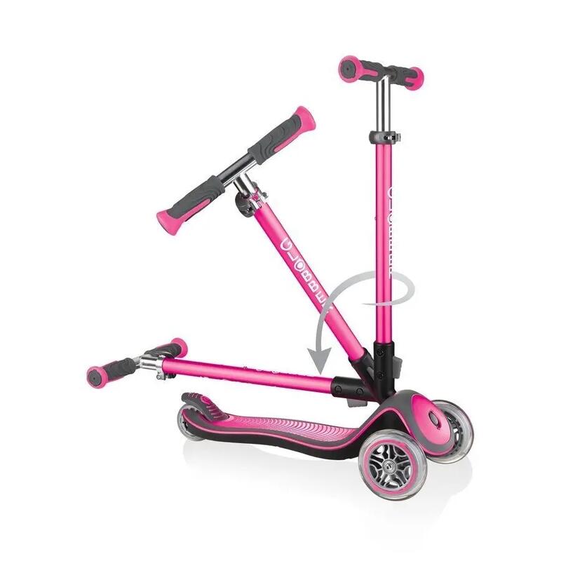 Globber Elite Deluxe Scooter - Pembe