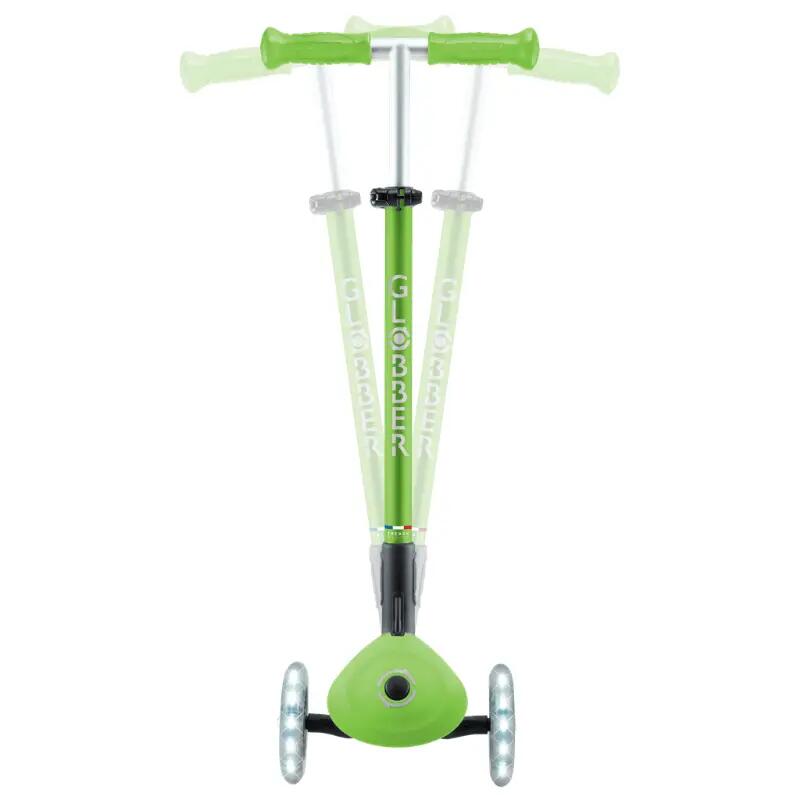 Globber Elite Deluxe Işıklı Scooter - Elma Yeşili