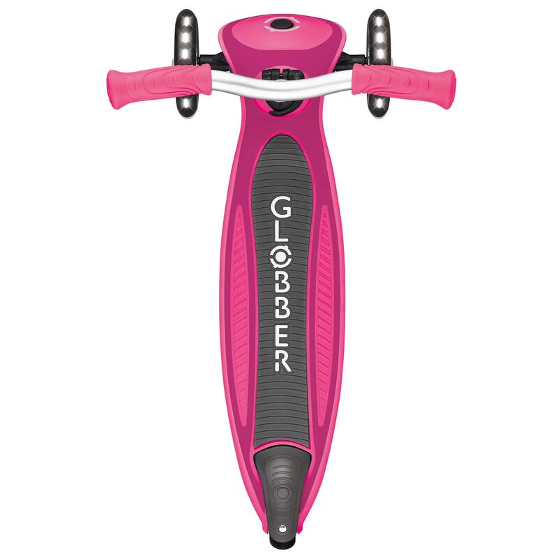 Globber Master Işıklı Katlanabilir Scooter - Fuşya