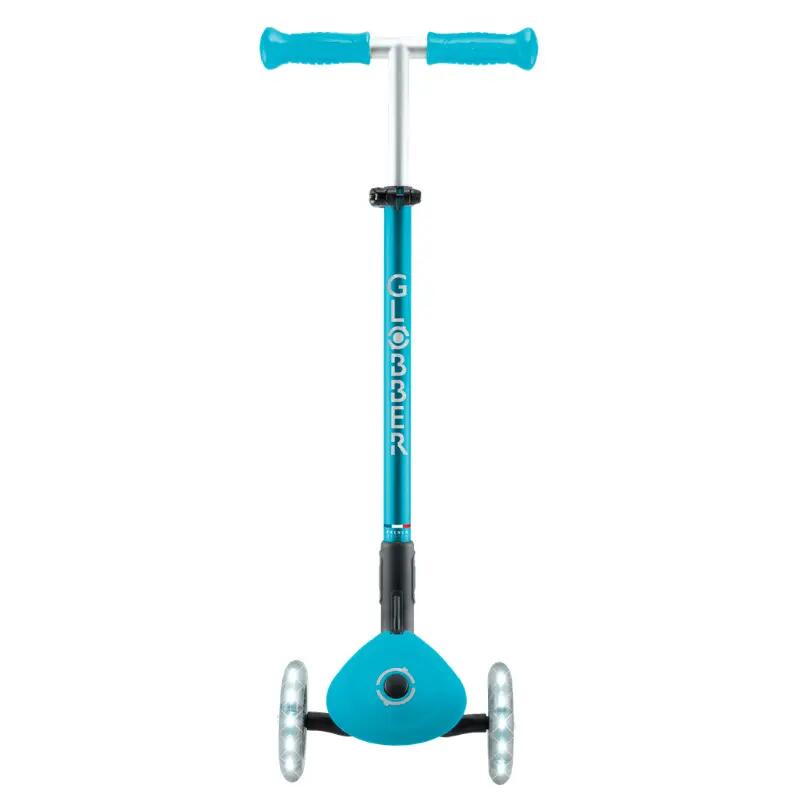 Globber Elite Deluxe Işıklı Scooter - Mavi