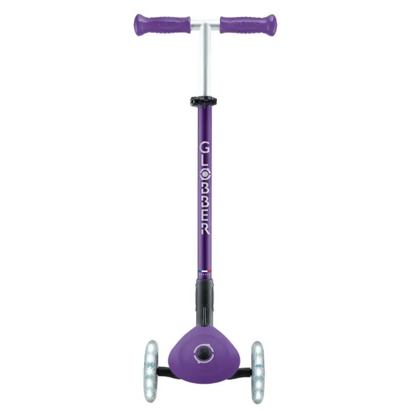 Globber Elite Deluxe Işıklı Scooter - Koyu Mor