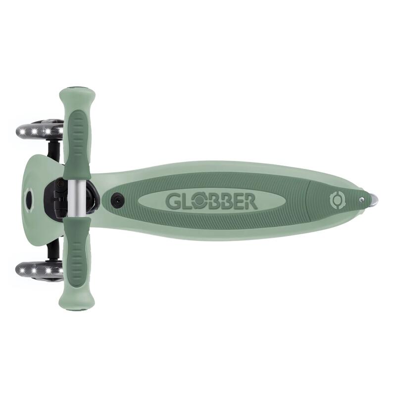 Globber Go Up Baby 360 Işıklı Scooter - Zeytin Yeşili
