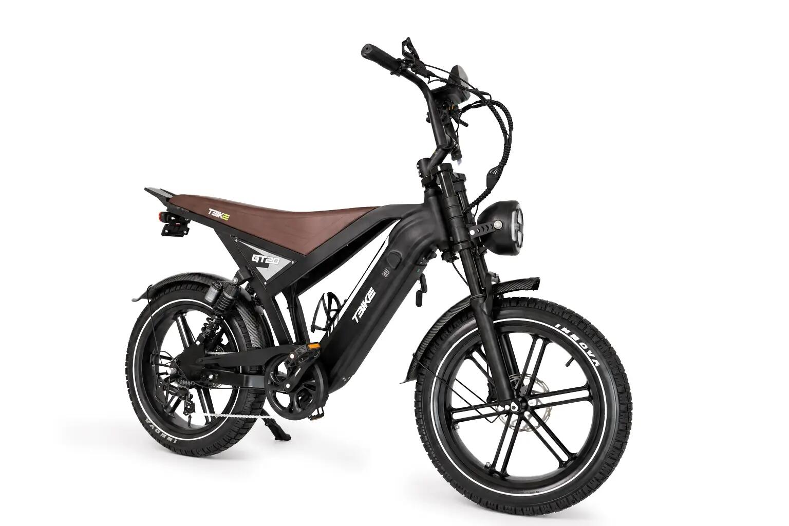 TBIKE GT20 250W Elektrikli Bisiklet Siyah 2/4