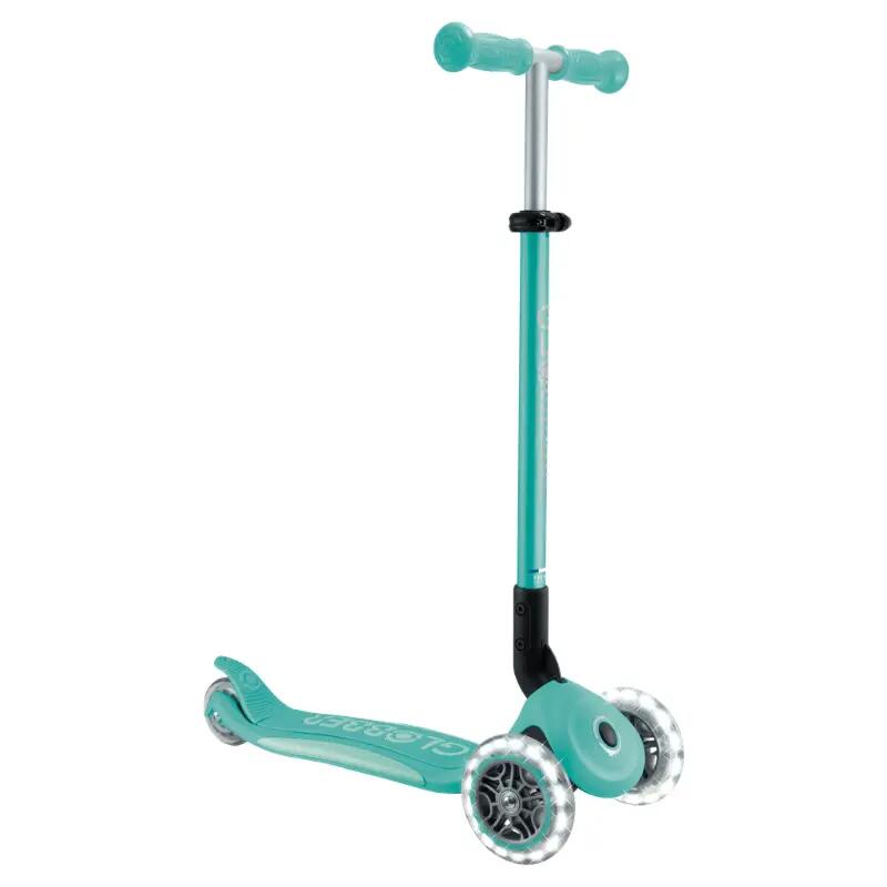 Globber Elite Deluxe Işıklı Scooter - Koyu Mint