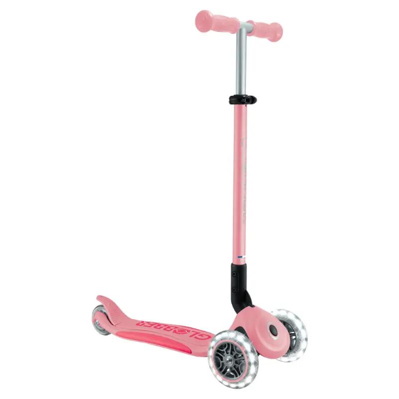 Globber Elite Deluxe Işıklı Scooter - Pastel Pembe