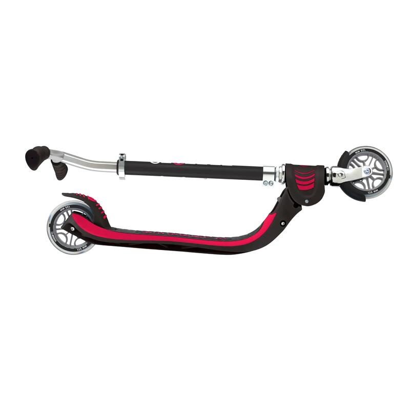 Globber Flow 125 Katlanabilir Scooter - Kırmızı/Siyah