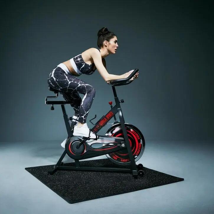 Bicicleta Indoor Gorilla Sports Pro Rojo/Negro 10/10