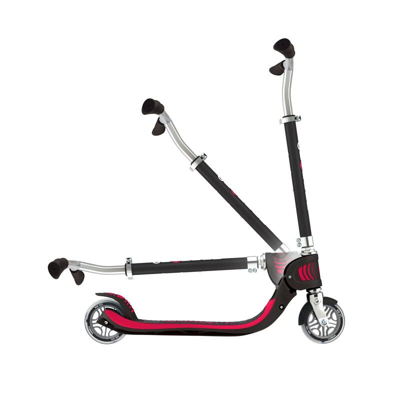 Globber Flow 125 Katlanabilir Scooter - Kırmızı/Siyah