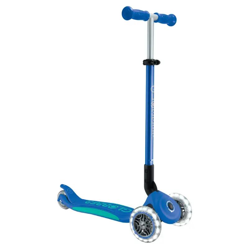 Globber Elite Deluxe Işıklı Scooter - Lacivert