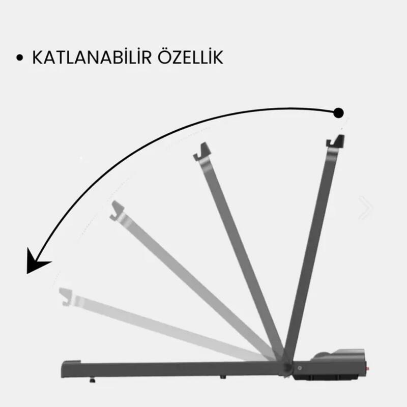 RW12 Bluetoothlu Katlanabilir Koşu ve Yürüyüş Bandı 1.5 HP