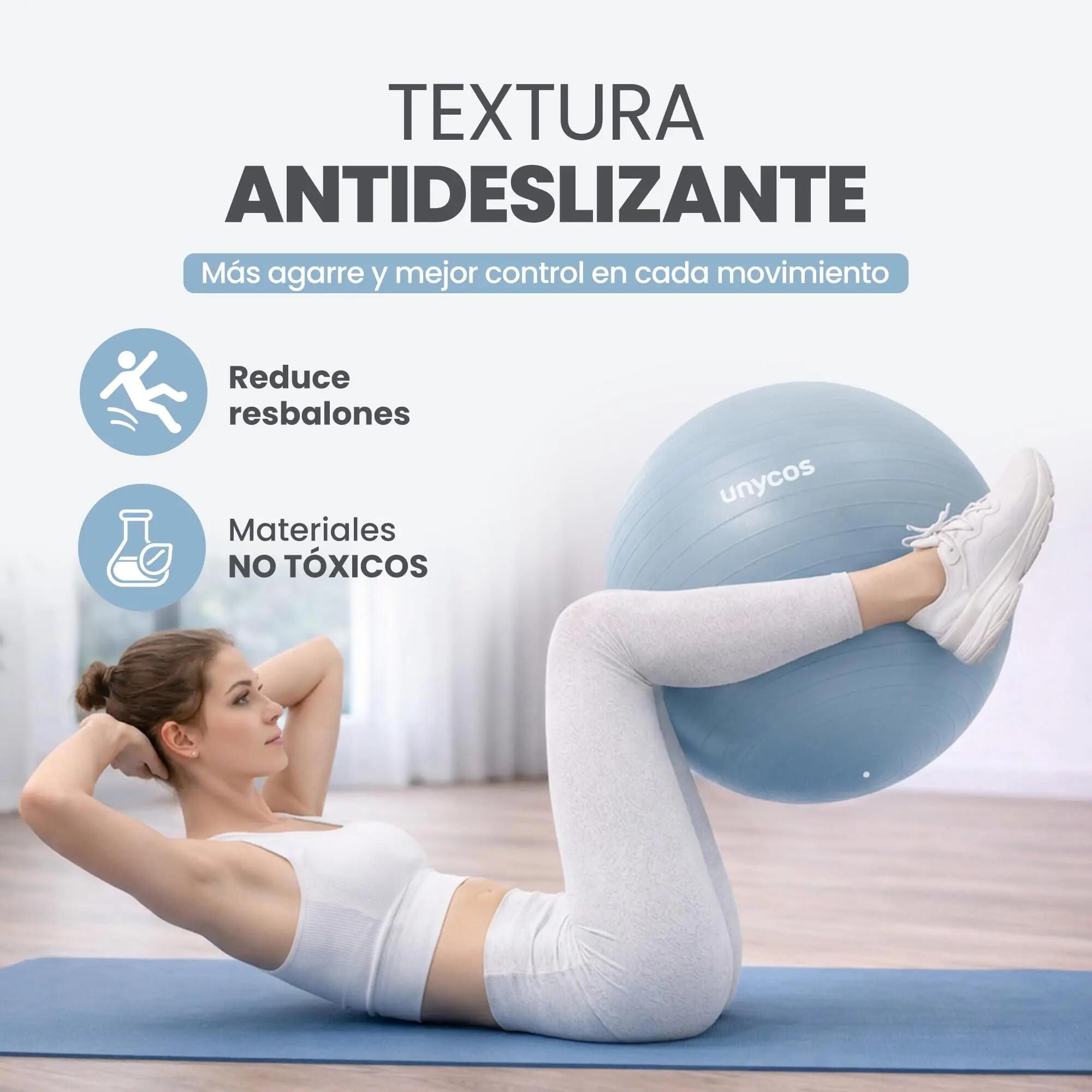 Pelotas de Yoga 55cm Azul Claro + Pelota 25 cm 3/8