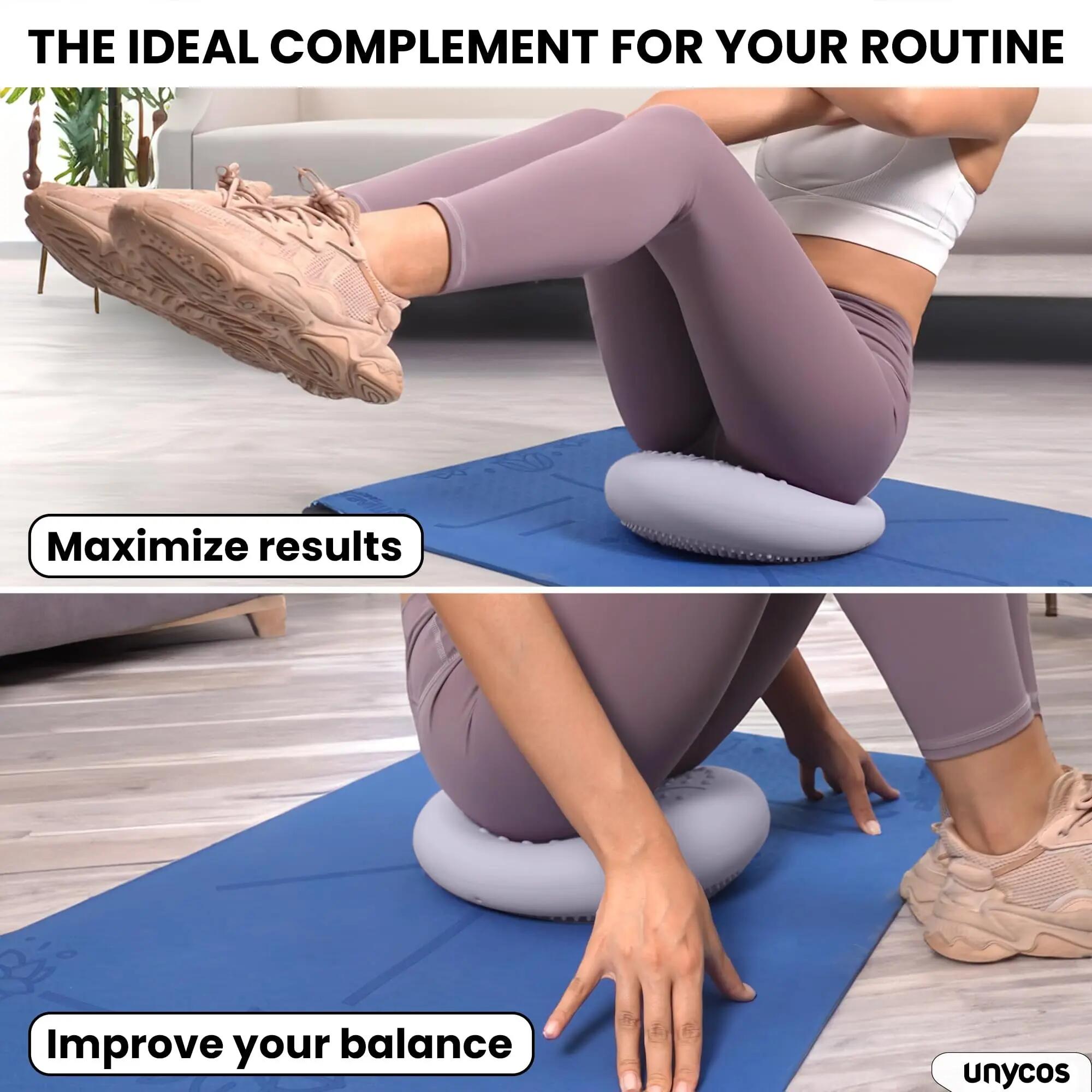 Cojín Equilibrio Yoga Purezen Morado 4/6